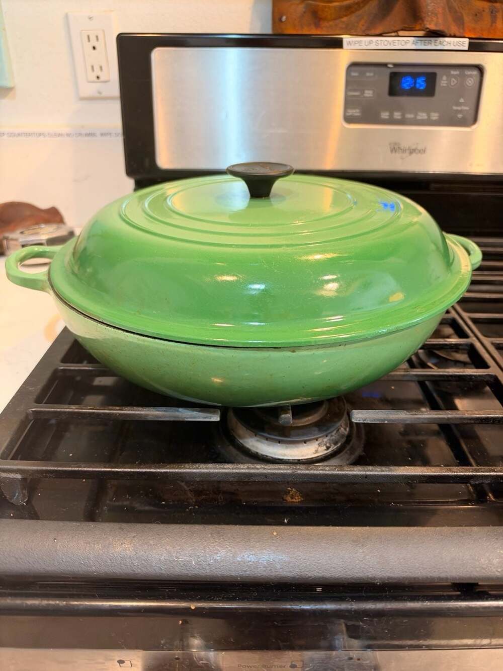 Le Creuset Enameled Cast Iron Braiser Size 32 Green